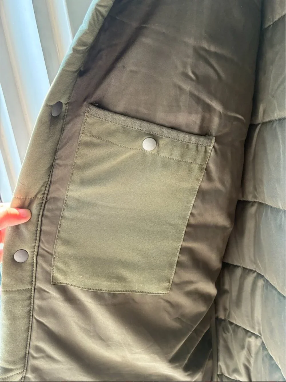 J. Crew Men's Eco Nordic Shirt-Jacket with PrimaLoft in Olive Green - Size L